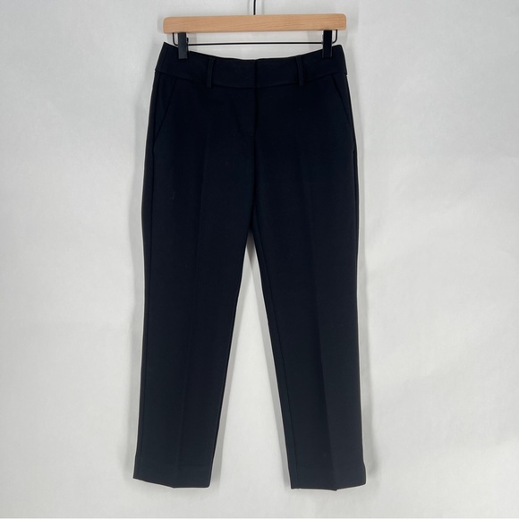LOFT Pants - Ann Taylor LOFT Curvy Slim Black Stretch Pants Size 0 Petite